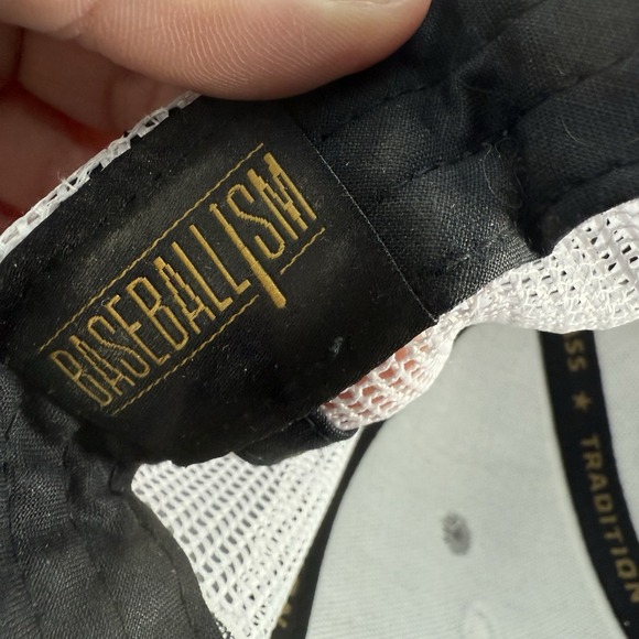 Baseball SM Snapback Mens Mesh Baseball Cap Adjustable USA Blue Red White Gray - Picture 7 of 8